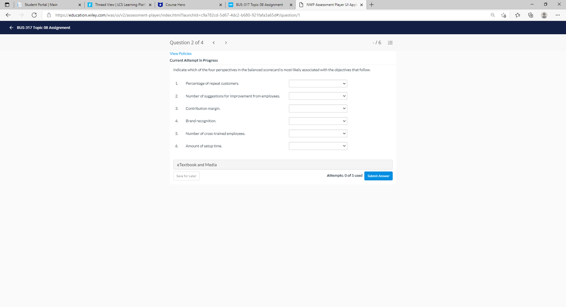 * Search Results | Course Hero X WP BUS-317 Topic 08 Assignment