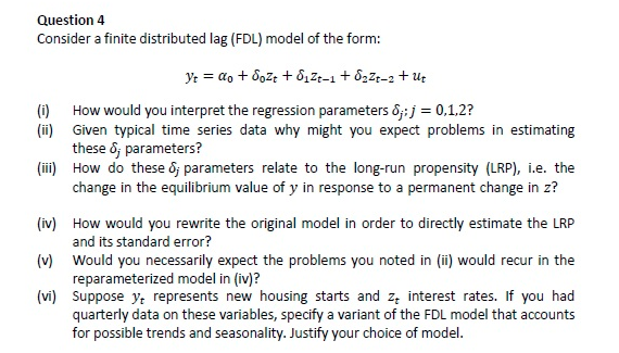 long-run propensity (LRP) for the effect of 13 derived from both models.