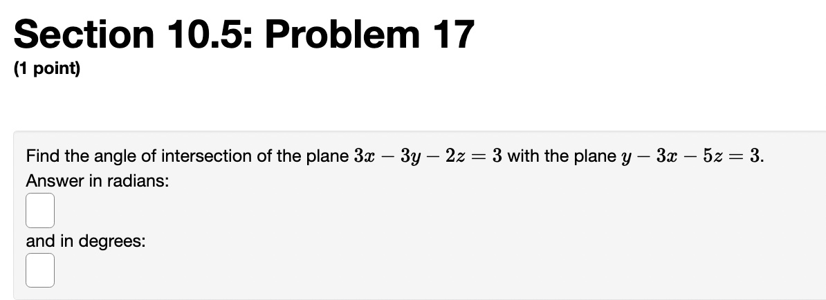 point Q = (5, -5, 5) to the plane -5x - 2y