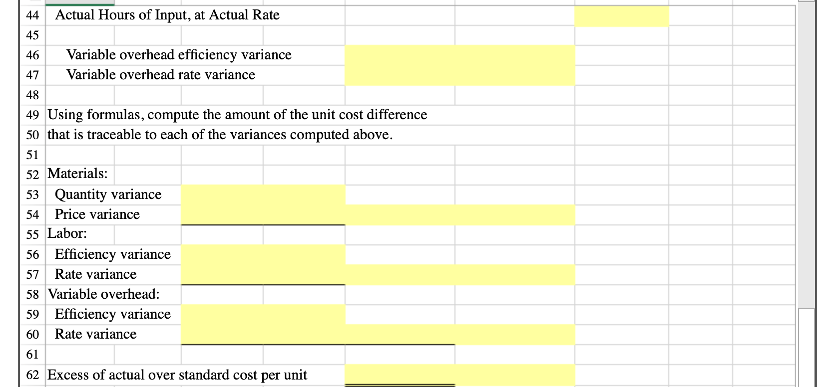 in a separate tab in the worksheet. When using the multi-tab ce