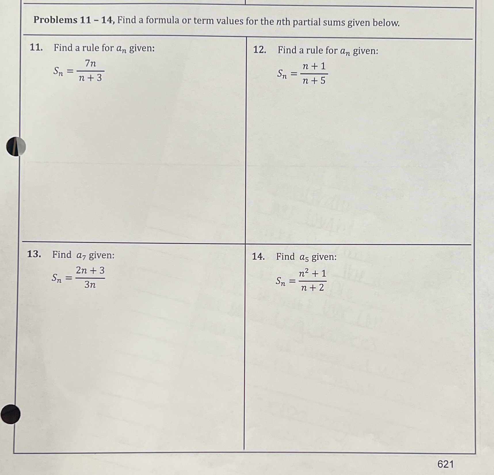 please help, I do not understand this concept at all. Problems 11