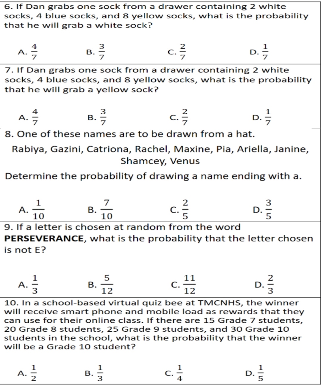 (one red, one white and one orange). In how many ways can
