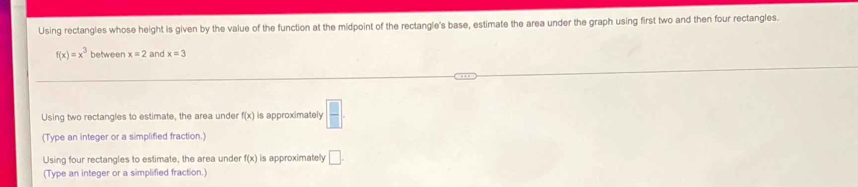  Using rectangles whose height is given by the value of the
