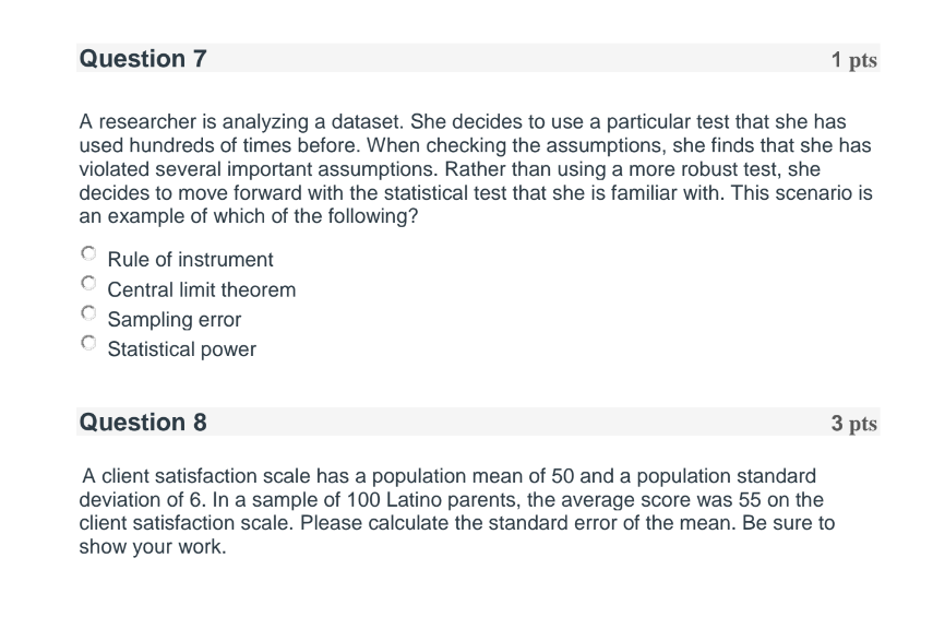 test that approximates the sampling distribution. r' A statistical test that ignores