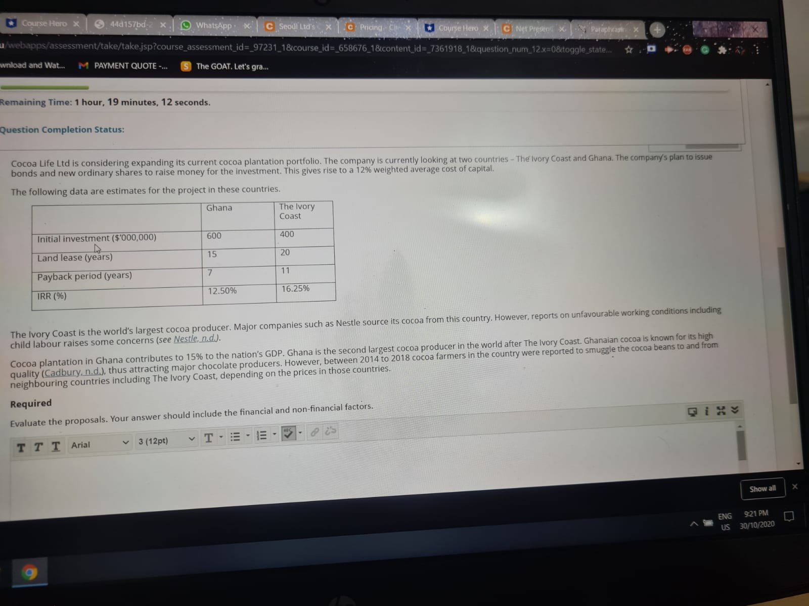plaese answer the question the image ...its an online test for accounting