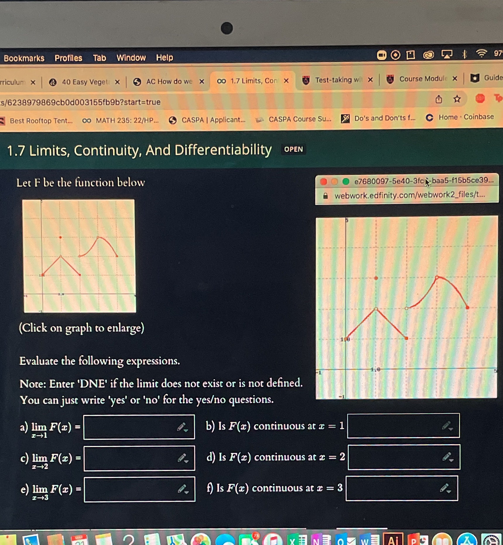  Bookmarks Profiles Tab Window Help riculum x @ 40 Easy Vegeta