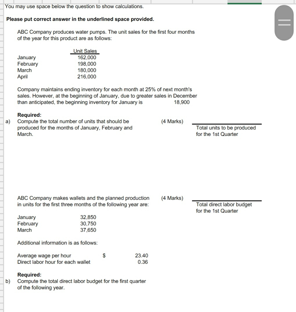 Practice problems help this question You may use space below the question