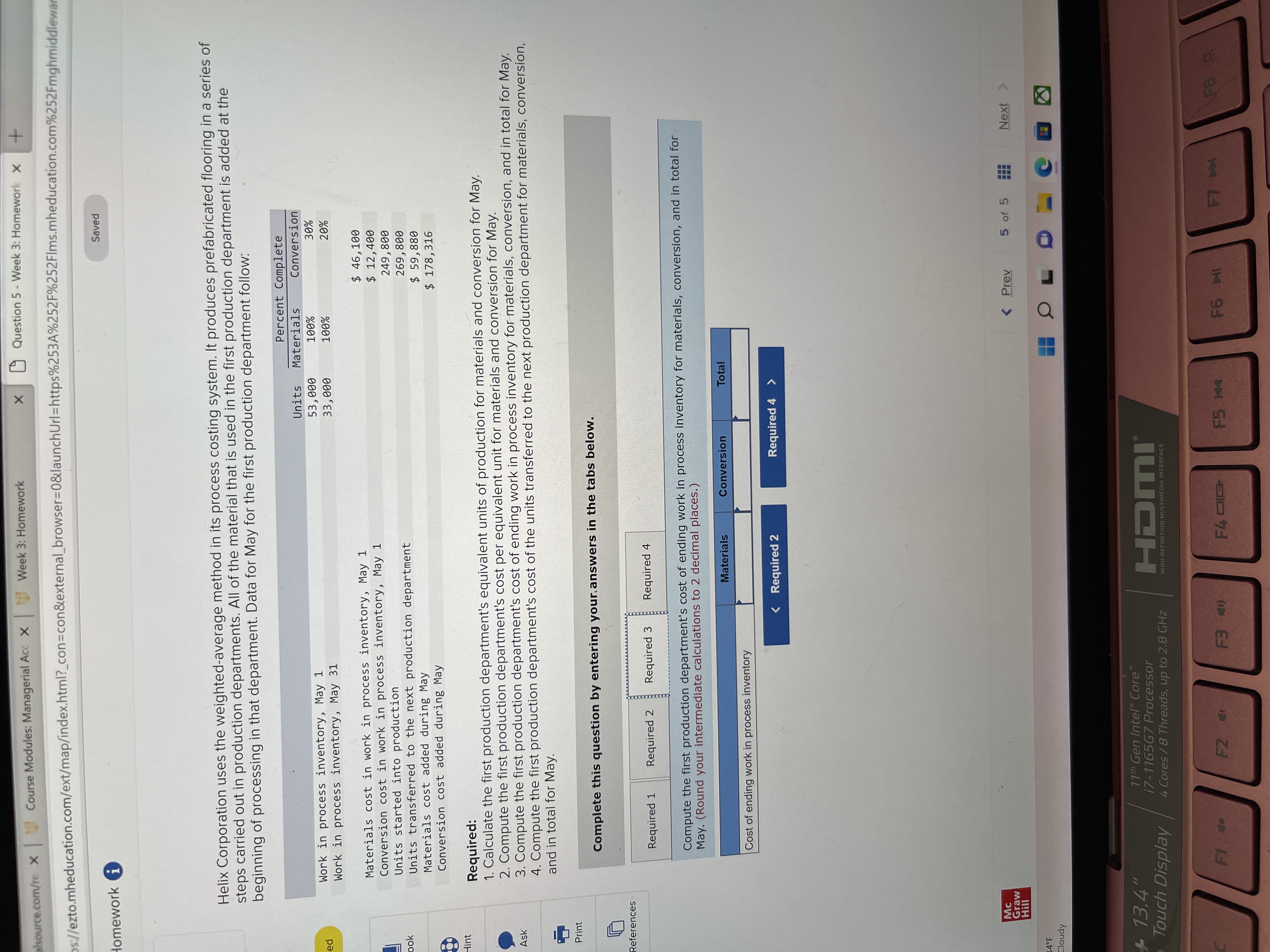 produces prefabricated flooring in a series of steps carried out in production
