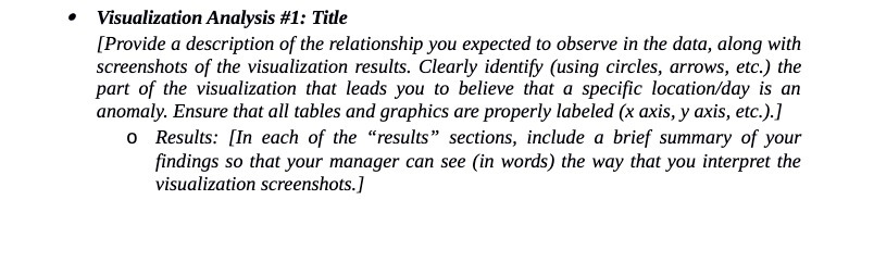 . Visualization Analysis #1: Title [Provide a description of the relationship