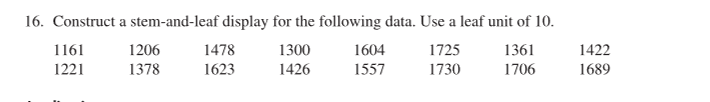 leaf unit of 10. 1161 1206 1478 1300 1604 1725 1361 1422