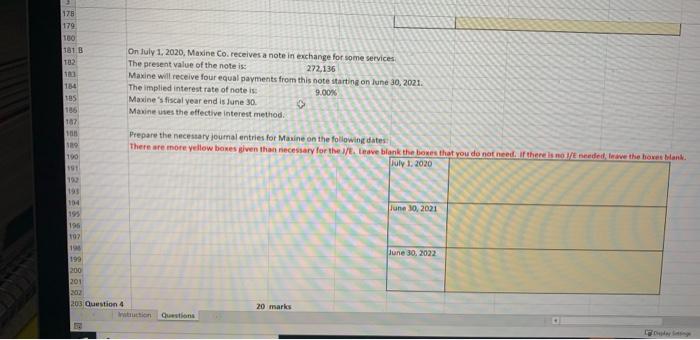 158 159 The stated interest rate of note is: 160 The market