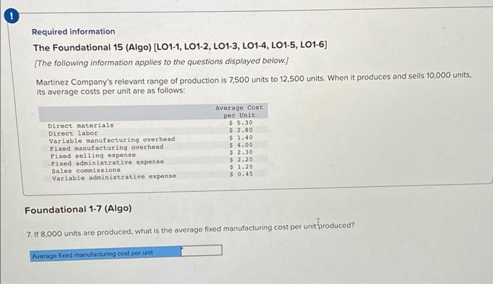 L01-6) (The following information applies to the questions displayed below.) Martinez Company's