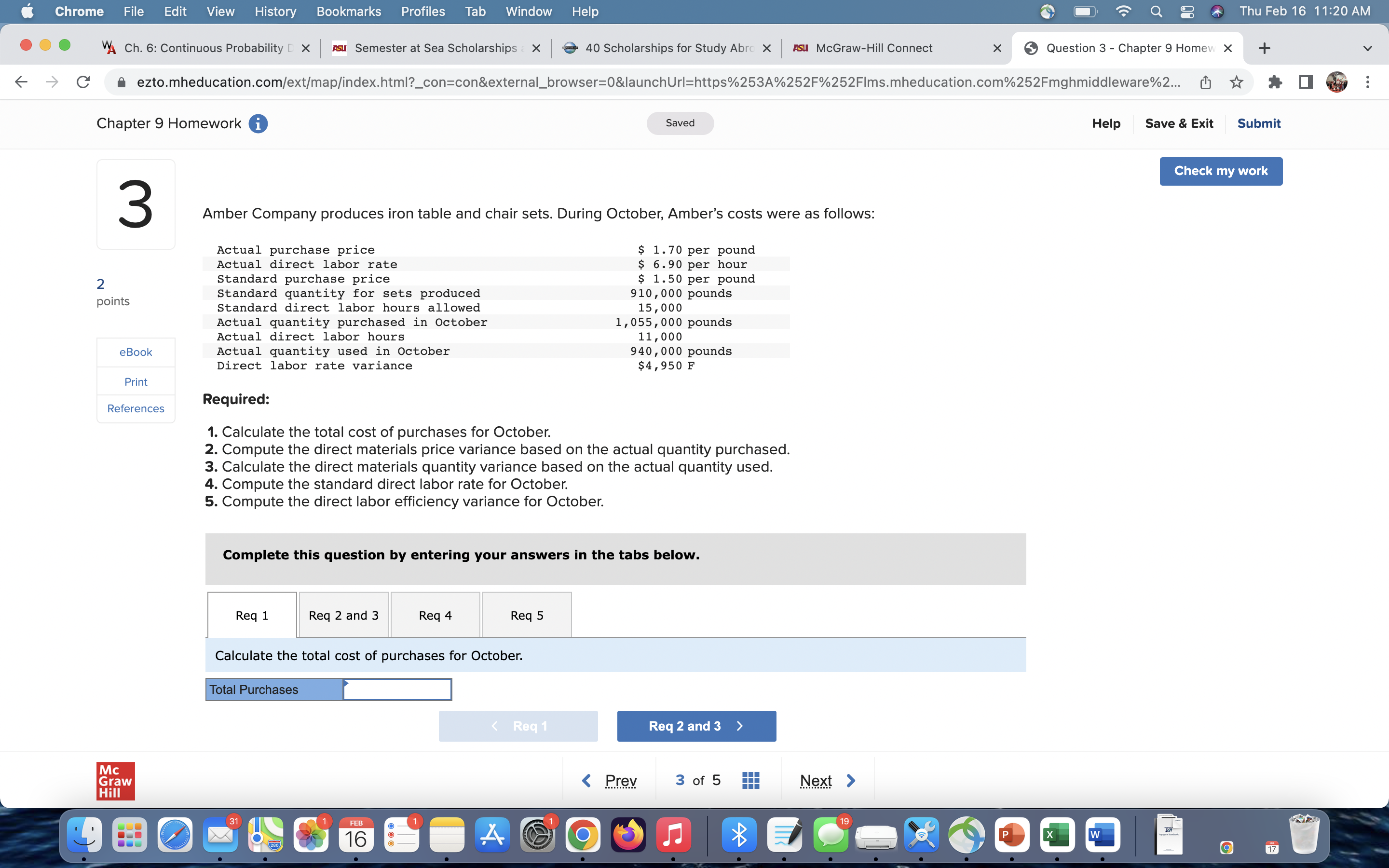 8 Thu Feb 16 11:20 AM ... VA Ch. 6: Continuous Probability