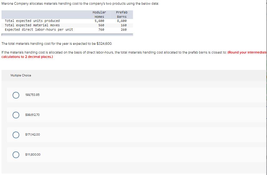 has provided the following data from its activity-based costing system: Activity Cost