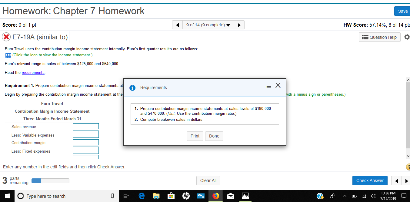 PLEASE HELP WITH ALL THE REQUIREMENTS Homework: Chapter 7 Homework Score: 0