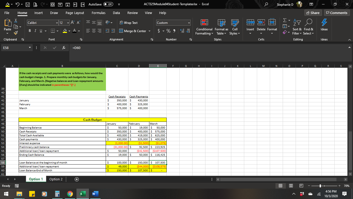 D X File Home Insert Draw Page Layout Formulas Data Review View