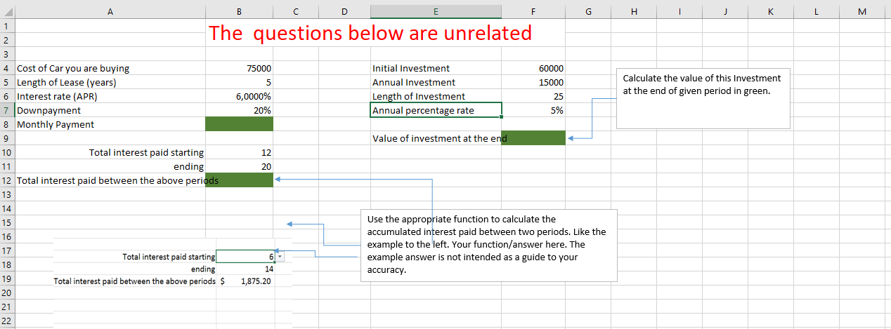 PLEASE I NEED HELP WITH MY EXCEL ASSIGNMENT . IF YOU CAN