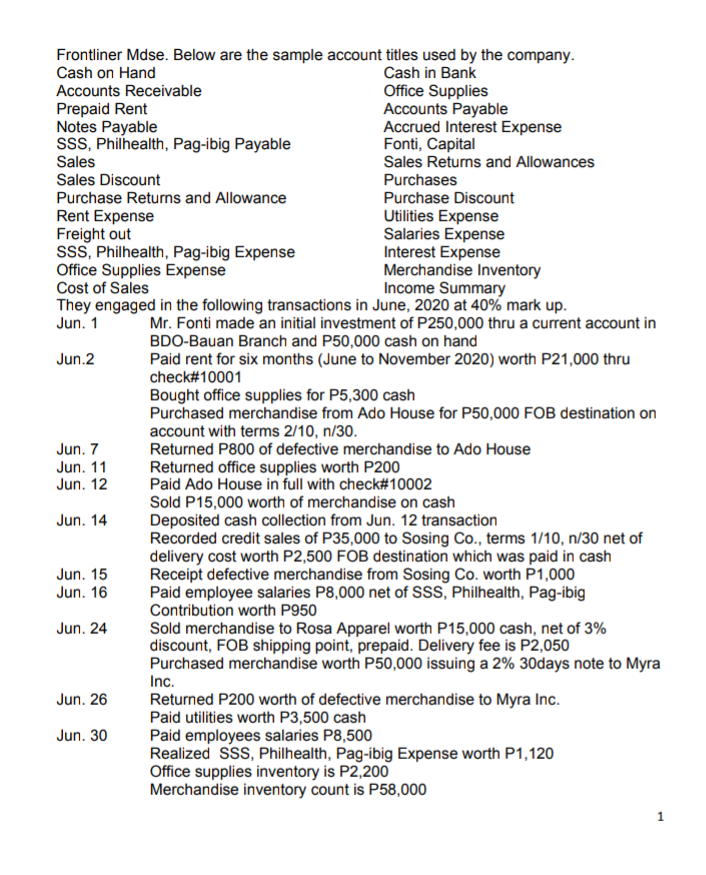 Requirement: Using perpetual inventory system, make the following: 1. Journal 2. T-account