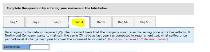 payments to this contractor. Required:1-a. A contribution format income statement for the