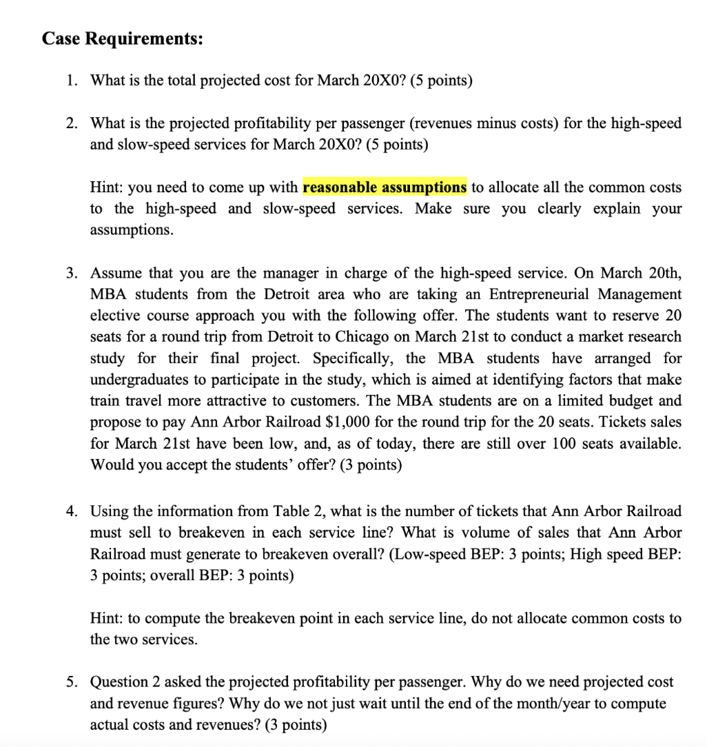 special order. 3. Practice building different cost congurations for different purposes in