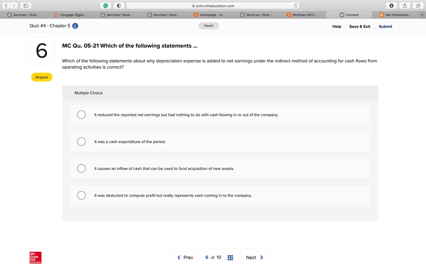 that's them O G ezto.mheducation.com C C Services | Stud... Cengage Digita.