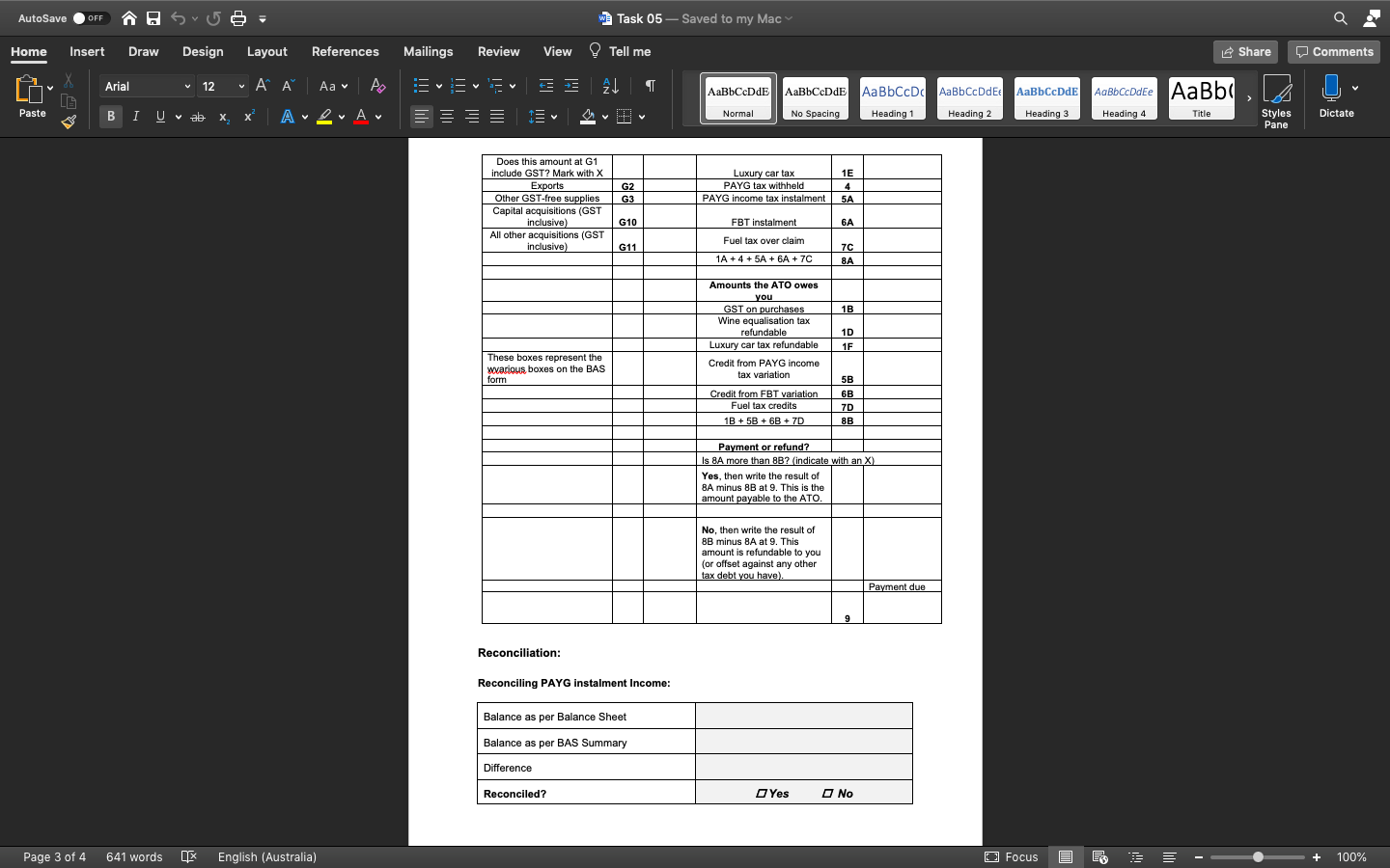 Tell me Share Comments Arial Aa v AL AaBbCcDdE AaBbCcDdE AaBbCcD AaBbCcDdE