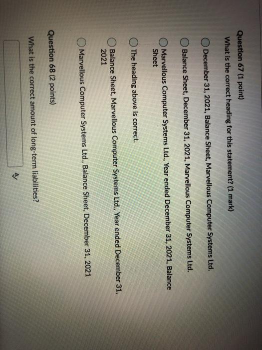 final exam. Shanelle is very uncertain about the structure of the balance