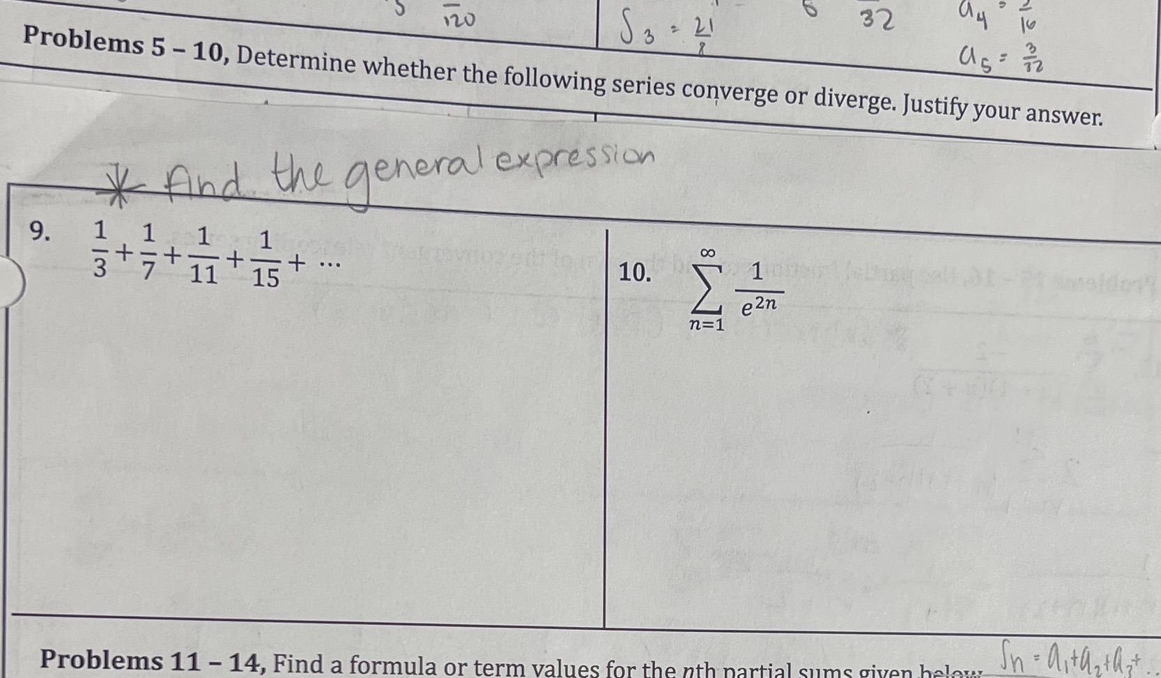HELP! 120 3 = 21 32 Problems 5 - 10, Determine whether