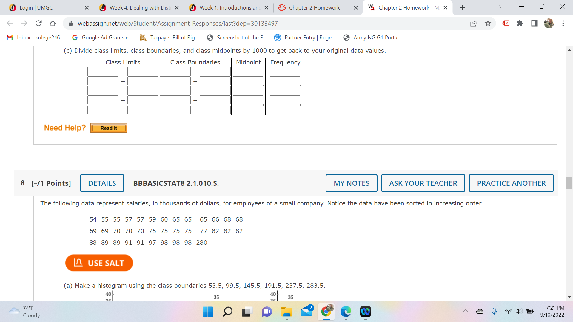 in the data set. For more details, view How to Make a