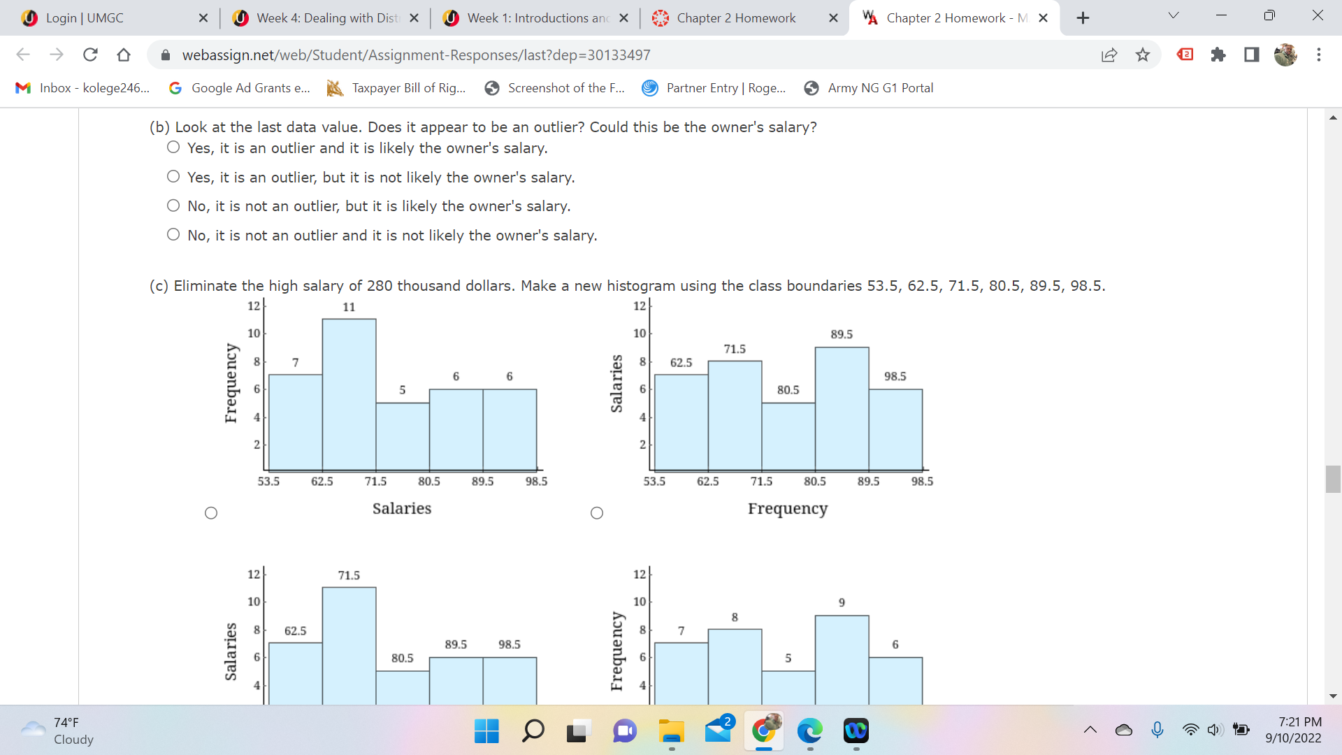 Dotplot. The figure below shows a dotplot generated by Minitab for the