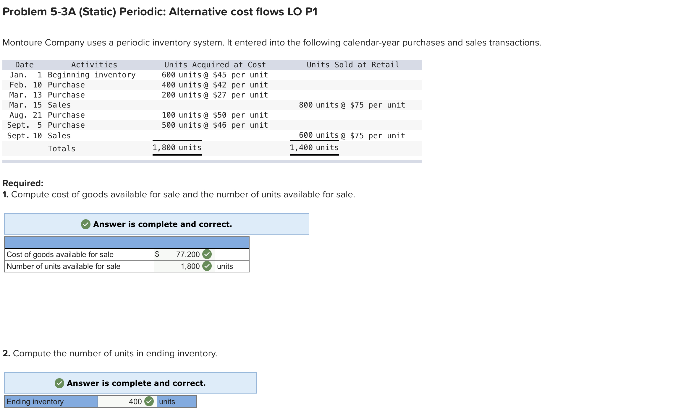 to ending inventory using (a) FIFO, (b) LIFO, (c) weighted average, and