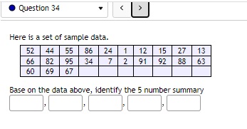 What is that spread? C. Find the Inter Quartile Range (IQR): |30
