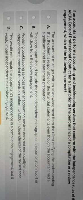 declines to disclose the information? A. B. C. D. If the information