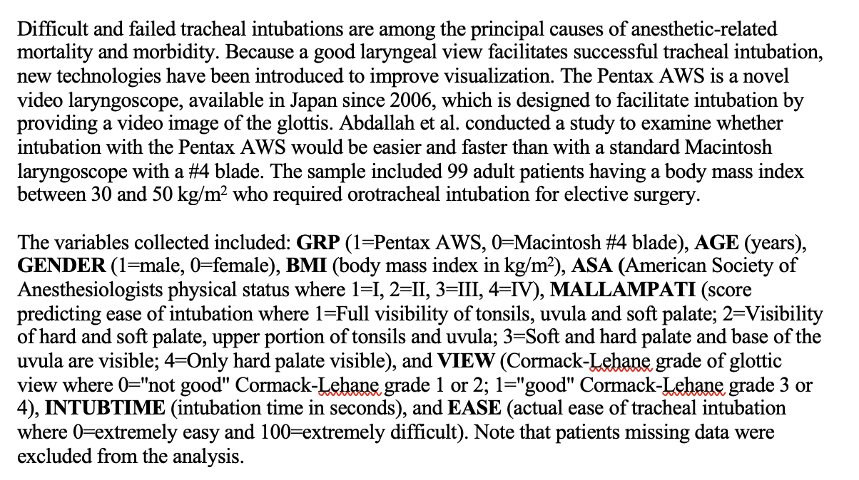 Estimate Error t Value Pr > It| Intercept 51.25000000 B 15.41224441 3.33