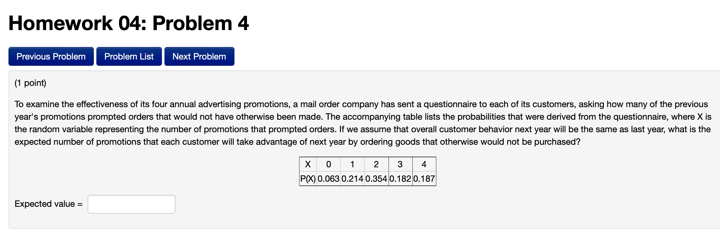  Homework 04: Problem 4 Previous Problem Problem List Next Problem (1