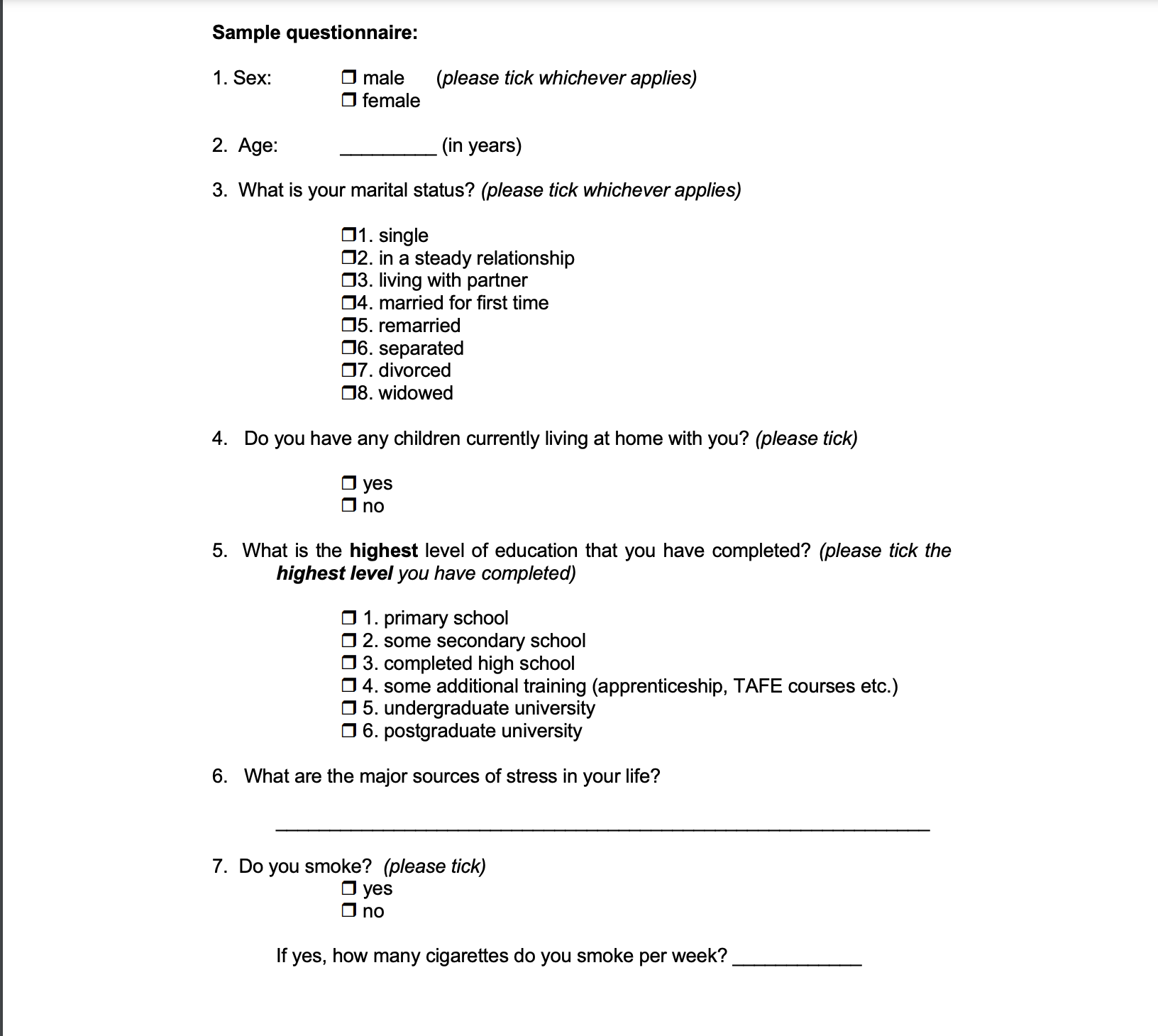 The data file below is a real data file condensed from a