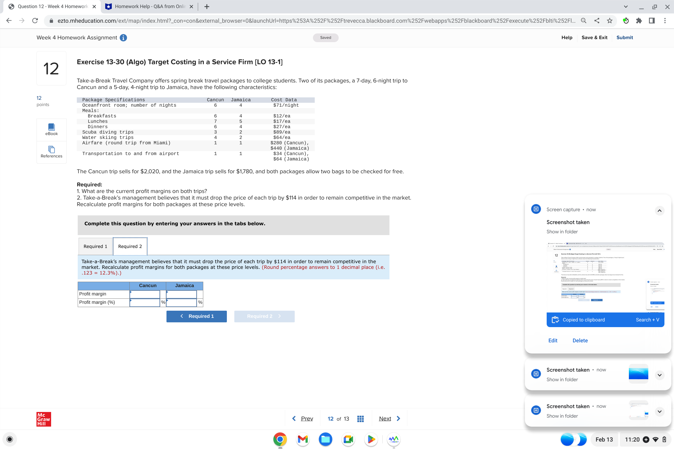 - Q&A from Onlir x + - EX C ezto.mheducation.com/ext/map/index.html?_con=con&external_browser=0&launchUrl=https%253A%252F%252Ftrevecca.blackboard.com%252Fwebapps%252Fblackboard%252Fexecute%252Fblti%252FI... Q Show
