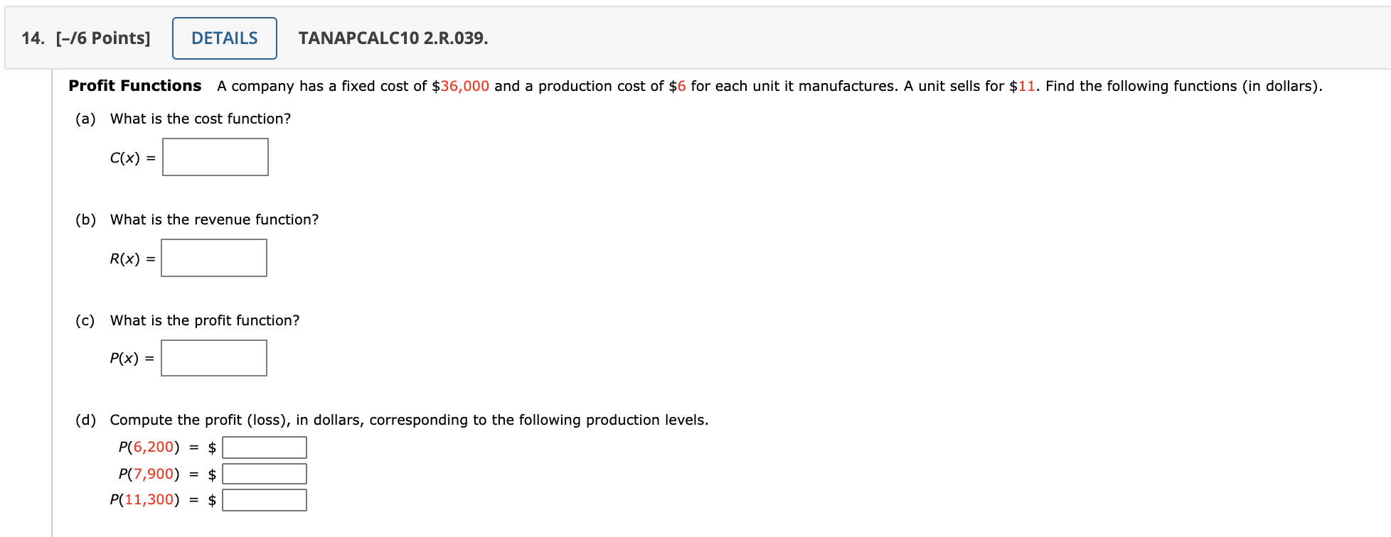 Help? Read It Watch It Master It 9. [-/1 Points] DETAILS TANAPCALC10
