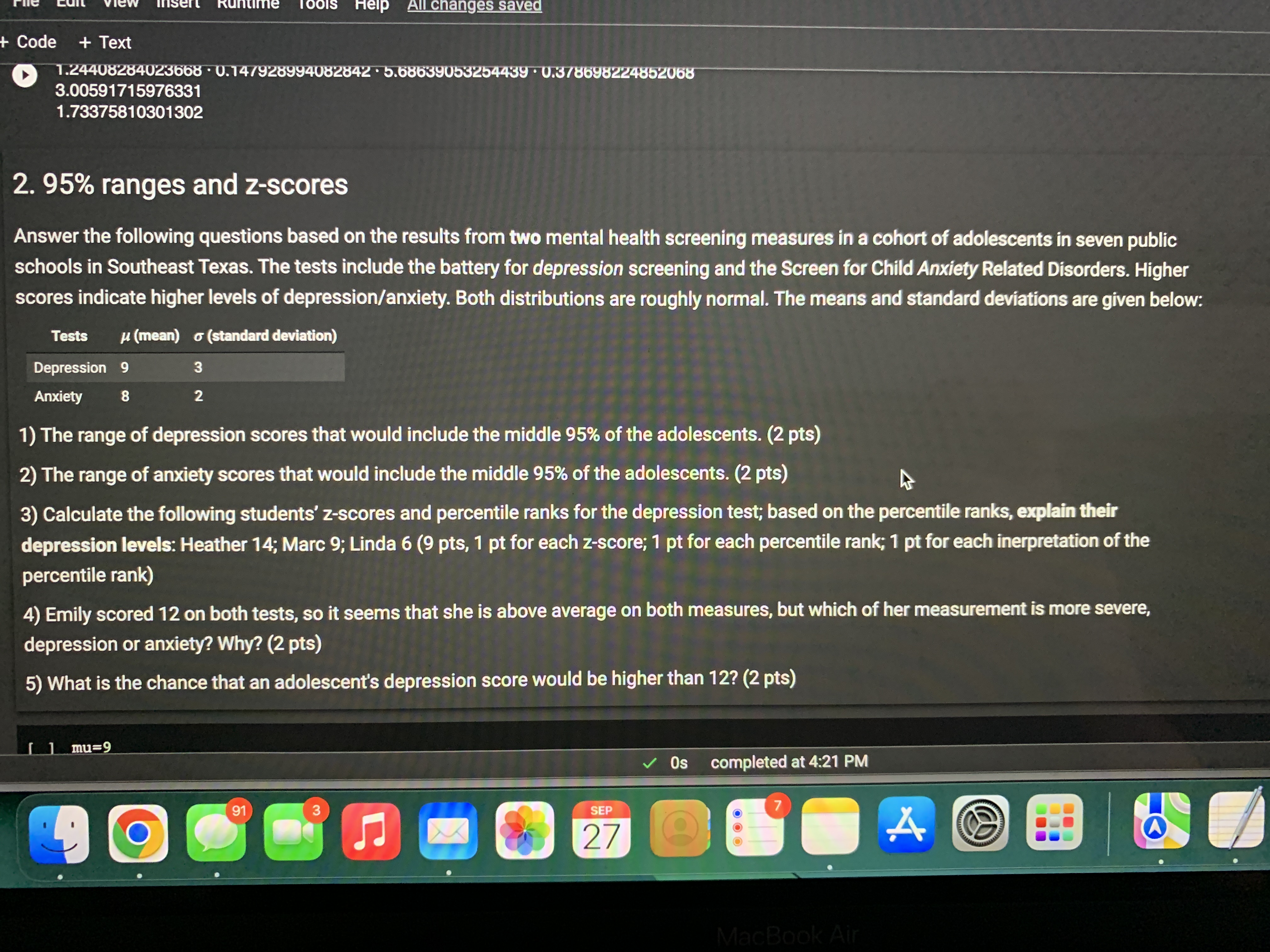  Tools Help All changes saved Code + Text 1.24408284023668 . 0.147928994082842