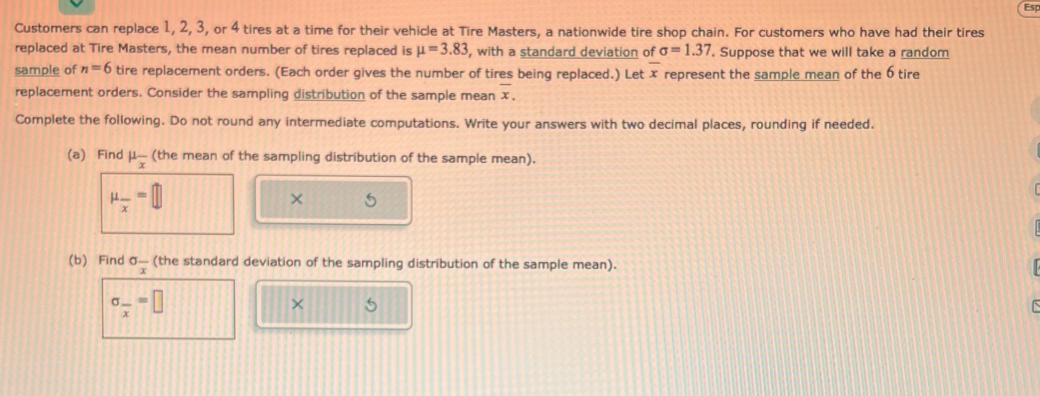Esp Customers can replace 1, 2, 3, or 4 tires at
