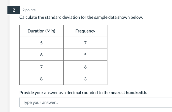 the third quartile value minus the first quartile value in a dataset