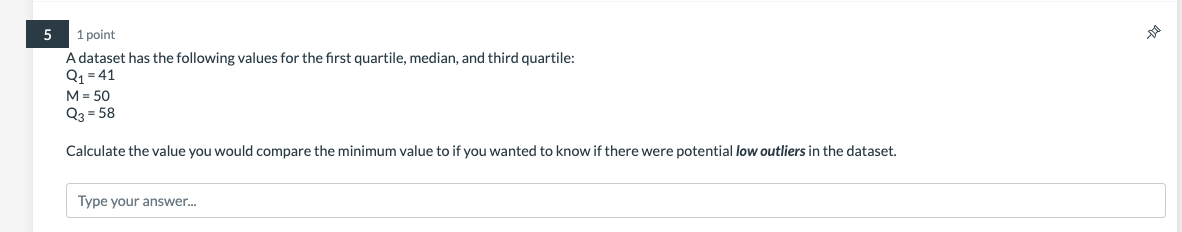 response in a dataset interquartile range a measure of variability that is