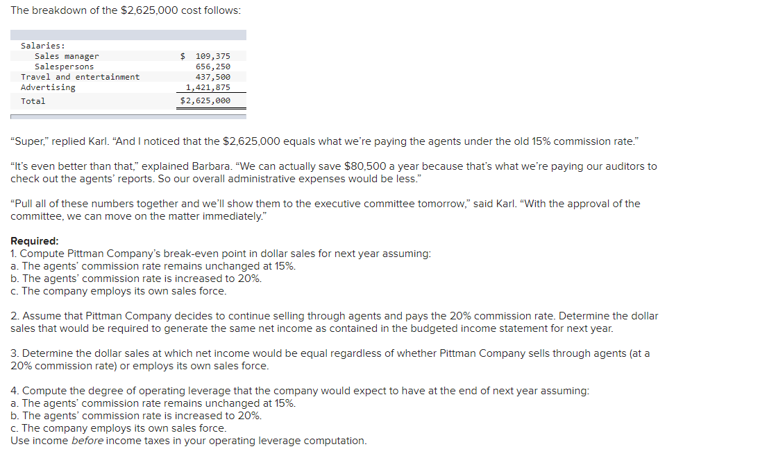 growing manufacturer oftelecommunications equipment. The company has no sales force of its