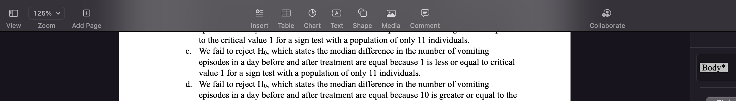 Media Comment View Zoom Add Page Text 4. A new medication is