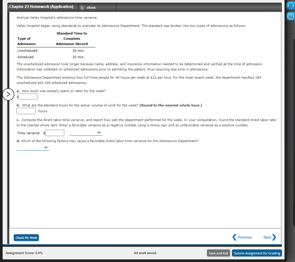spreadsheet, perform the required analysis, and input your answers in the questions