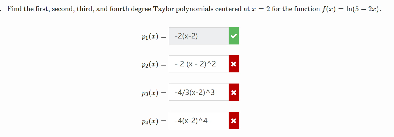 Taylor polynomials and explores how the higher order Taylor polynomials naturally "correct"
