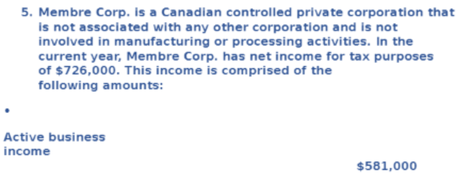 Please help on this question. It is about the taxable income. 5.
