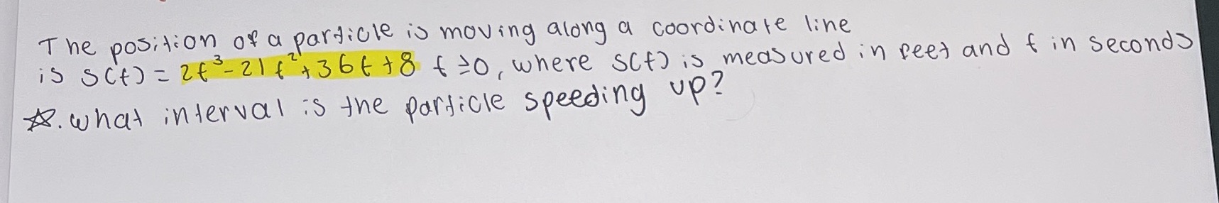 Please, read the question carefully, show ALL steps please. When is the