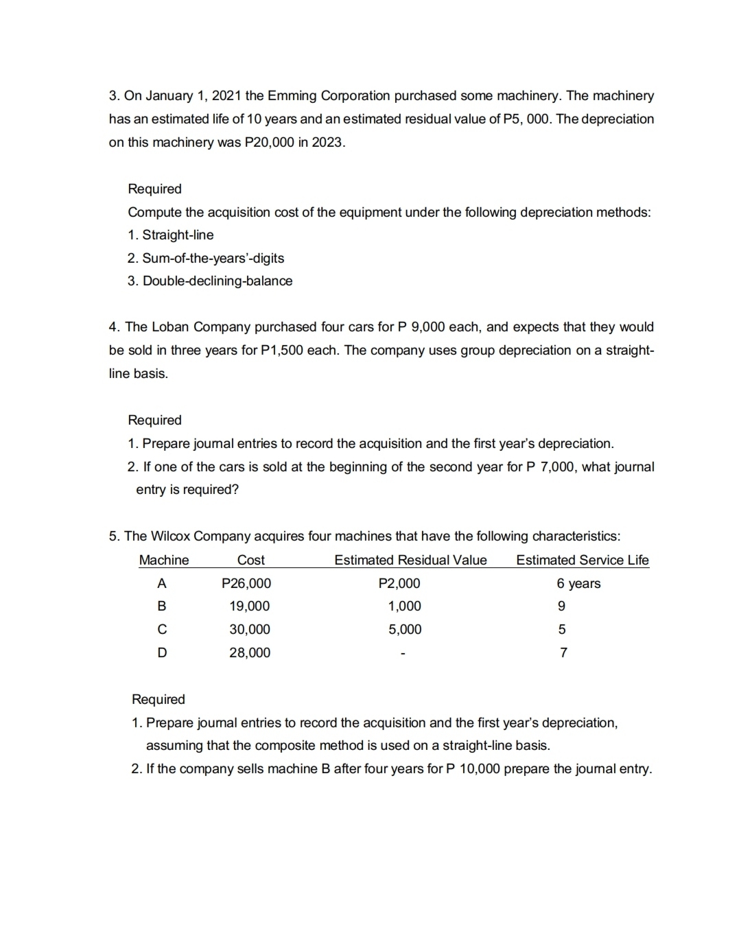 Please put all the necessary computations. thanks 3. On January 1, 2021