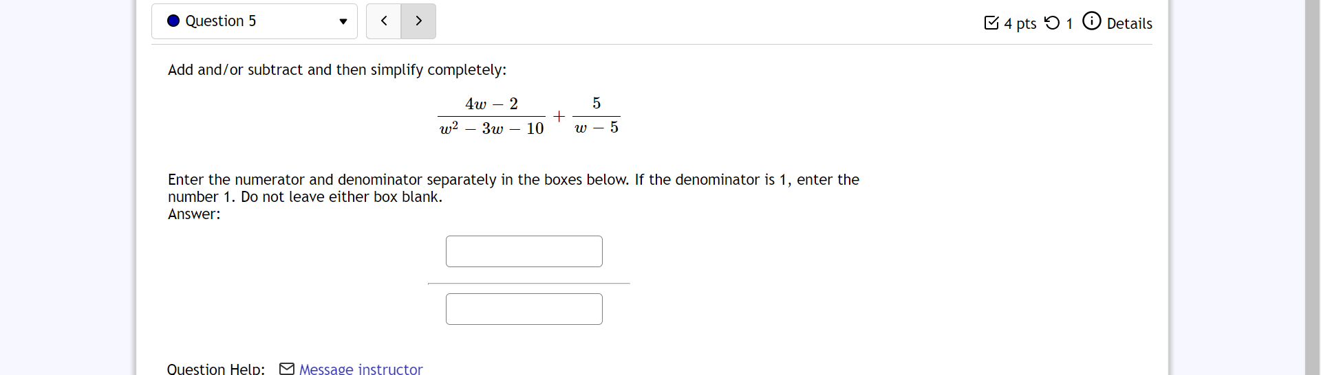 Solution C) Enter any extraneous solution(s). If there are no extraneous solutions,
